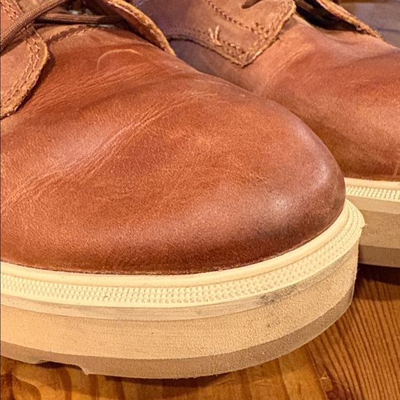 Sorel Tan Leather Lace-Up Boots - Picture 4 of 12